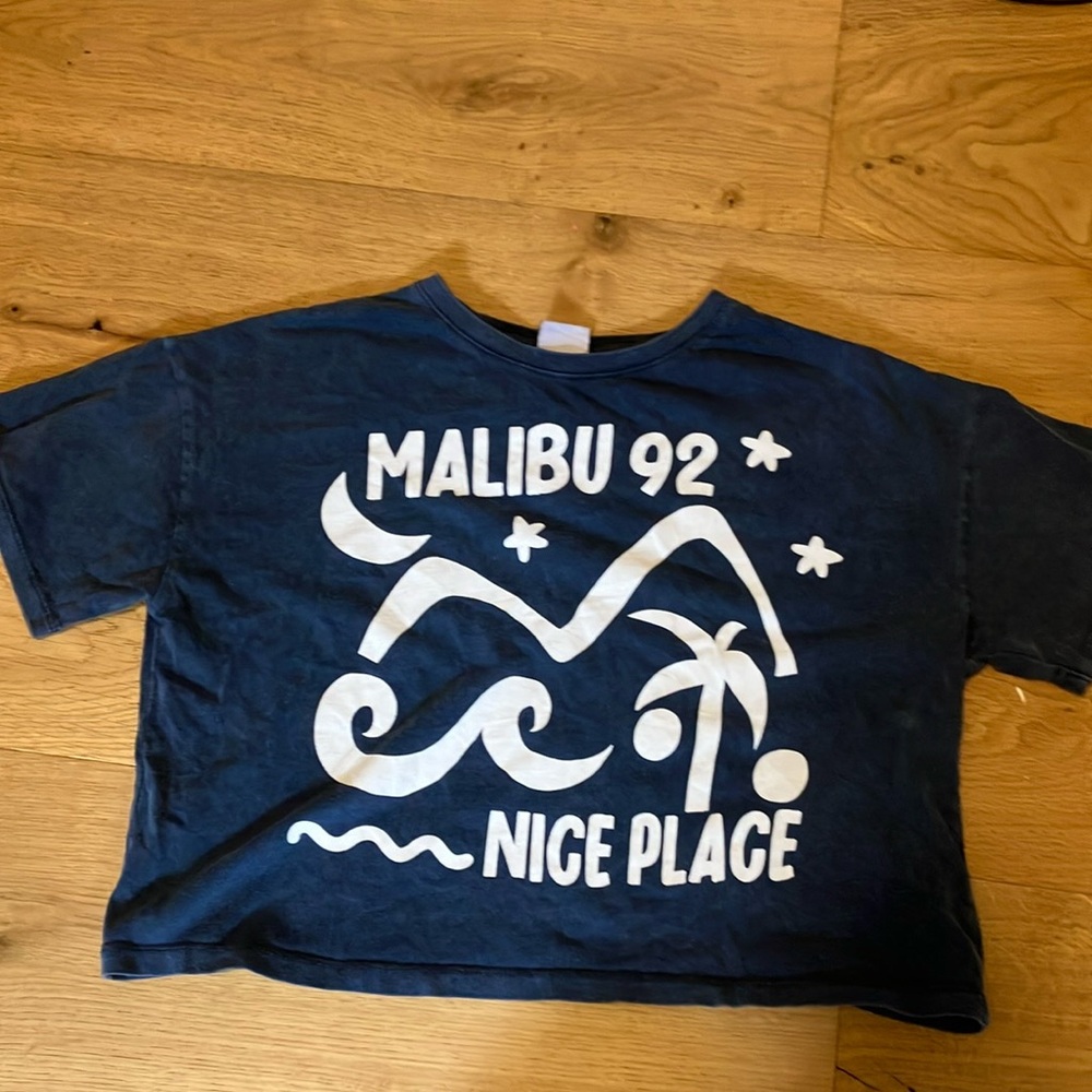 Zara Kids Navy Graphic Tee